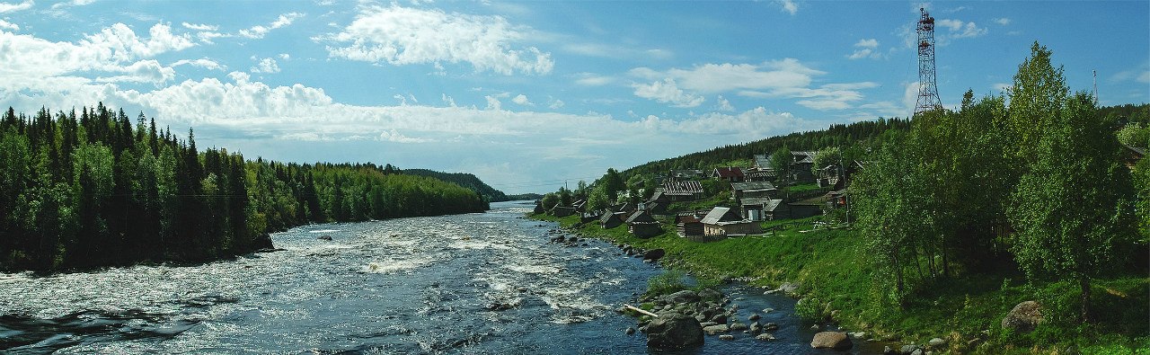 Речка СОЛЗА Архангельская область
